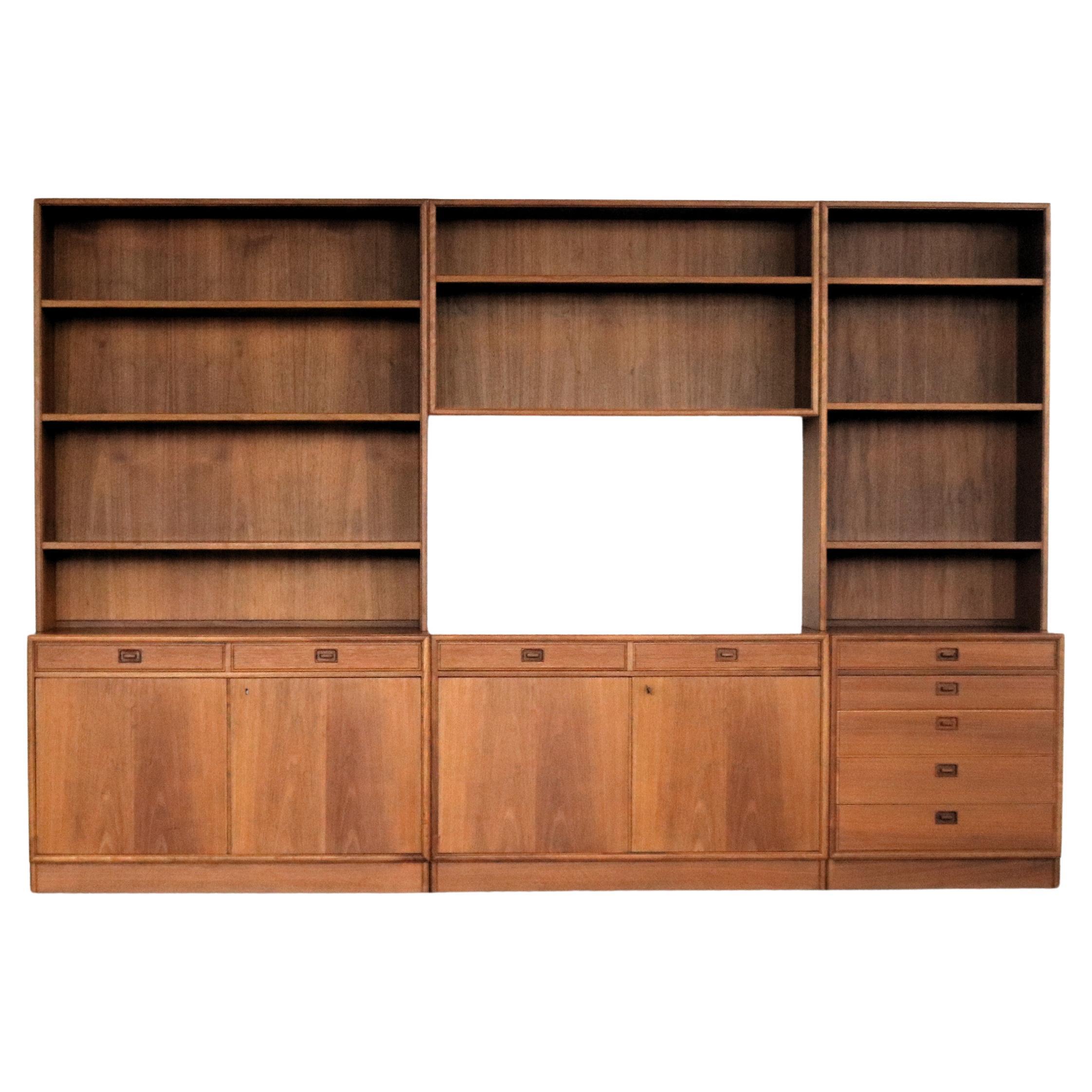 Vintage wall unit  bookcase  cabinet  Sweden