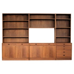 Vintage wall unit  bookcase  cabinet  Sweden
