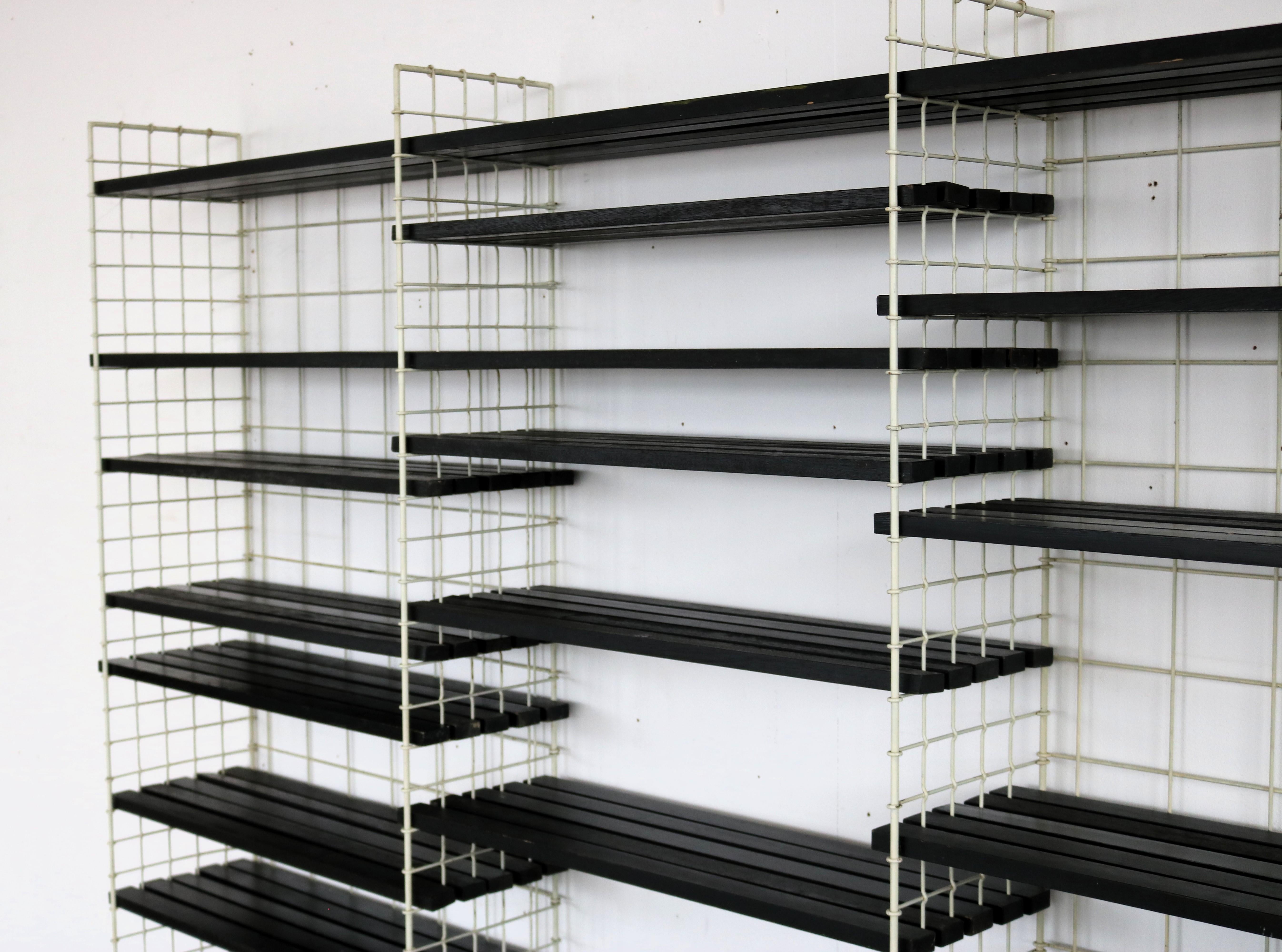 Unité murale Vintage By  bibliothèque  étagère  1960s en vente 5