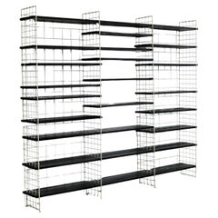 Vintage wall unit  bookcase  shelving unit  1960s