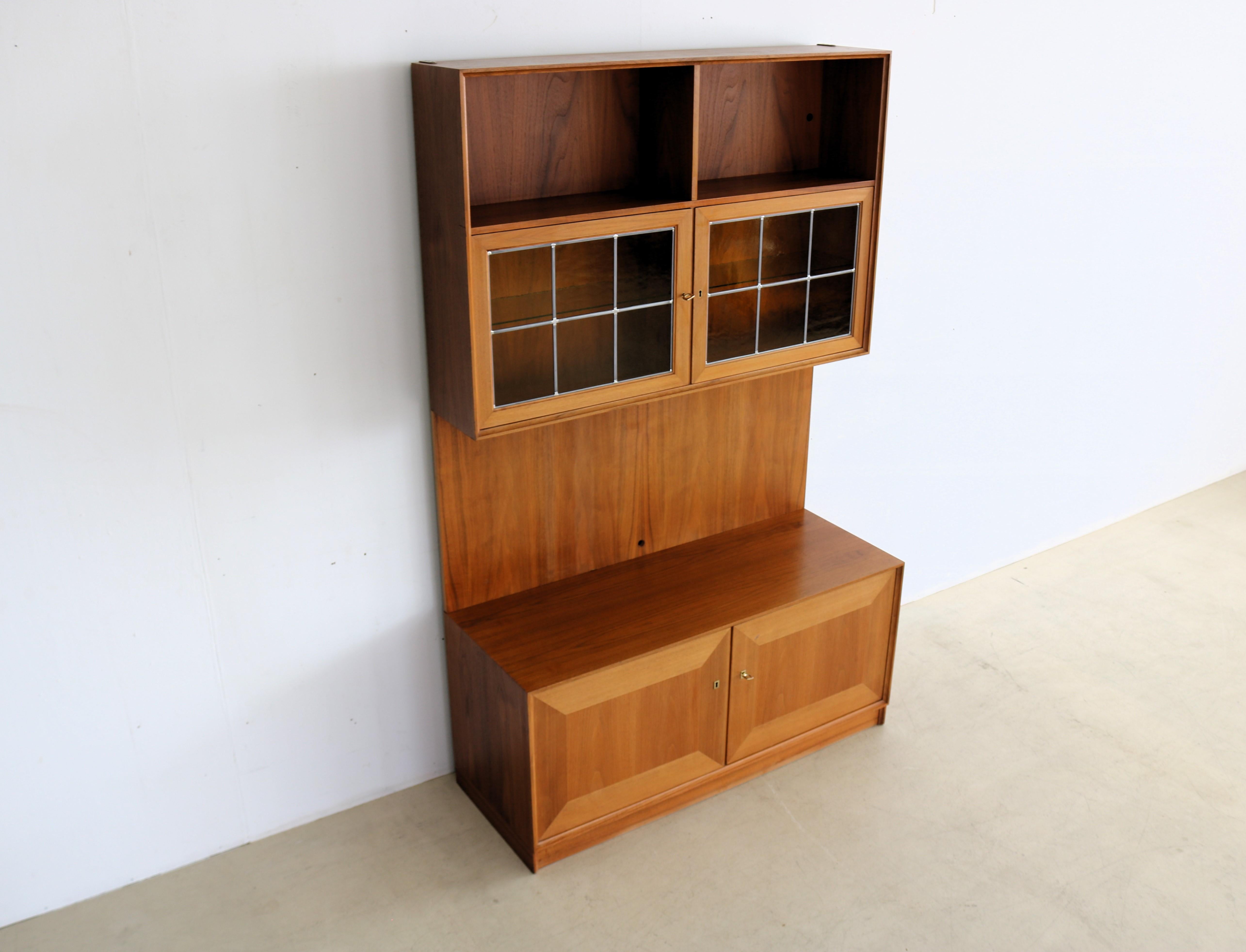 Vintage Wall Unit Standing Wall System 60s Swedish For Sale 7