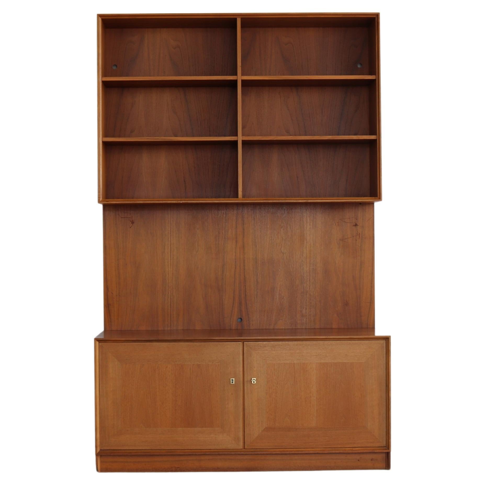 vintage wall unit teak 60s Swedish For Sale at 1stDibs