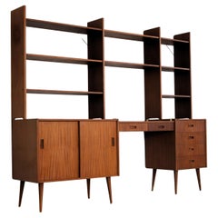 Vintage Wandschrank  Teakholz  1960s  Schwedisch