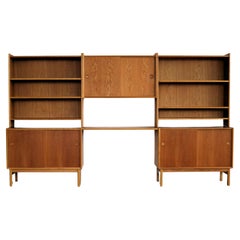 vintage wall unit  teak  60s  Sweden