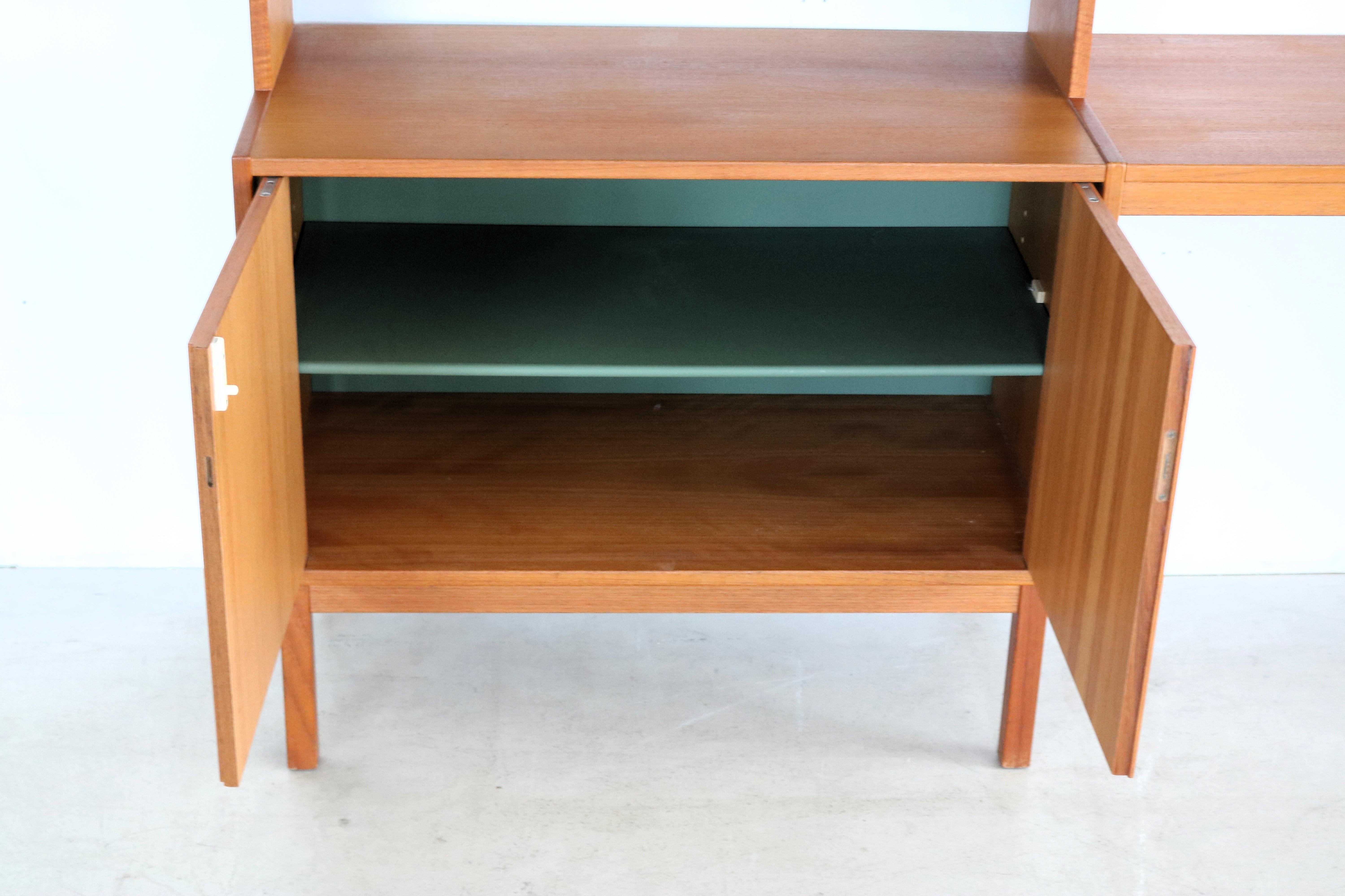 vintage wall unit  teak  60s  Swedish 2