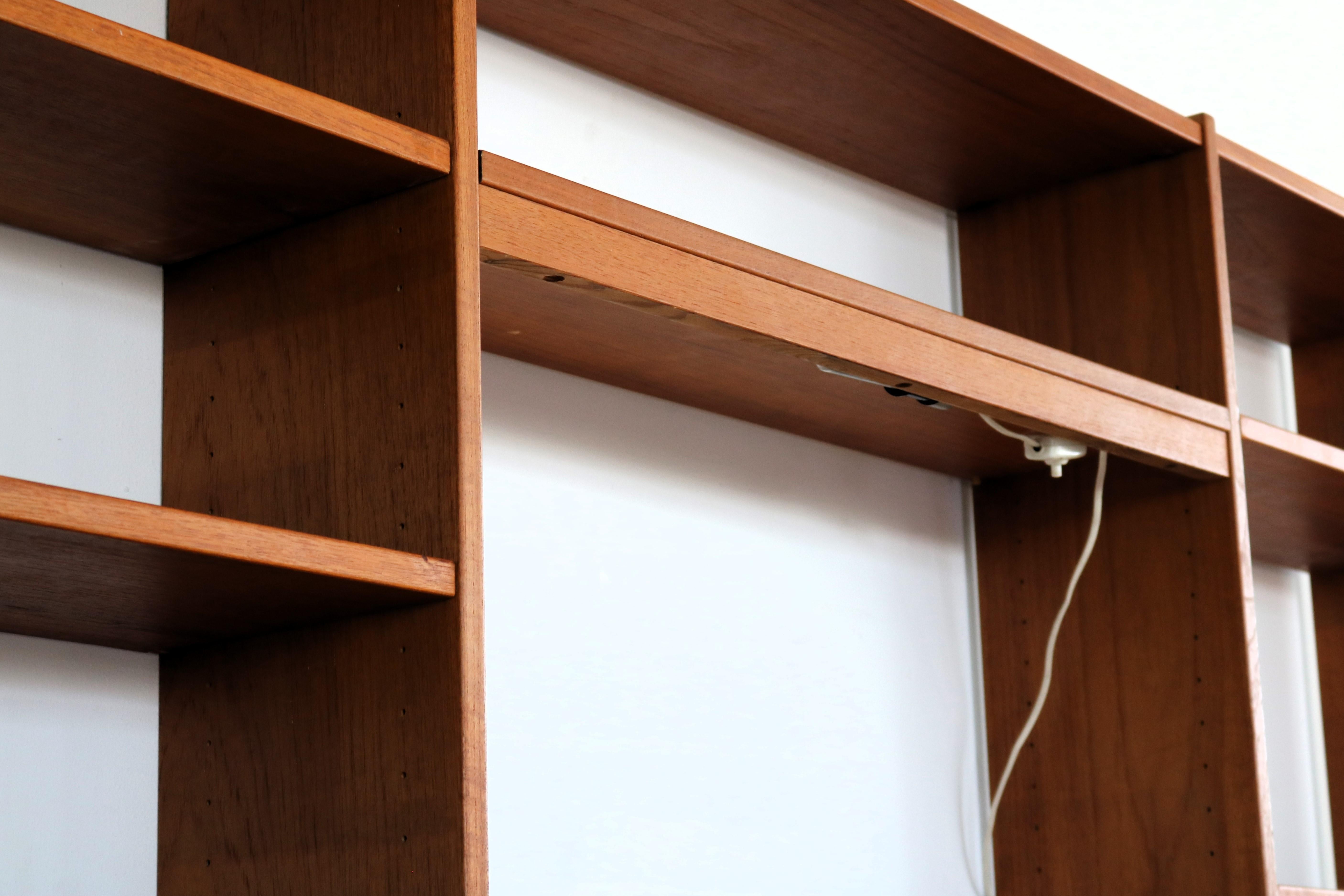 vintage wall unit  teak  60s  Swedish 3