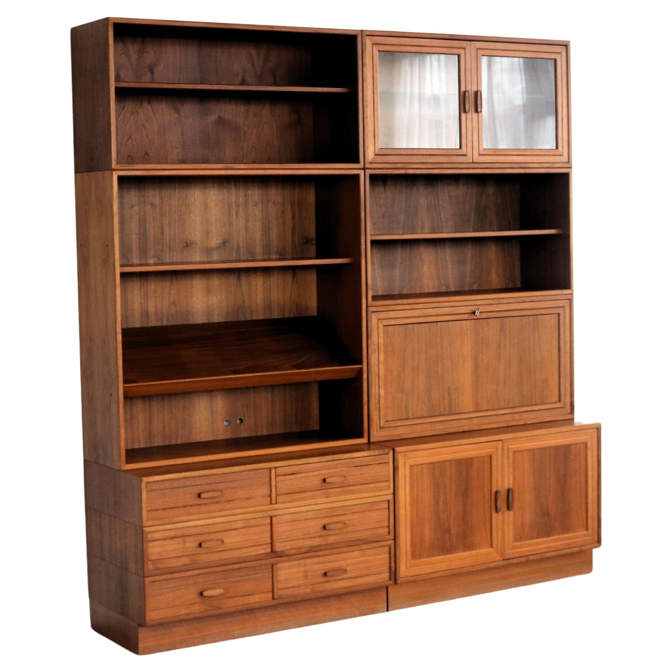 Vintage wall unit  wall cabinet  1960s  modular For Sale