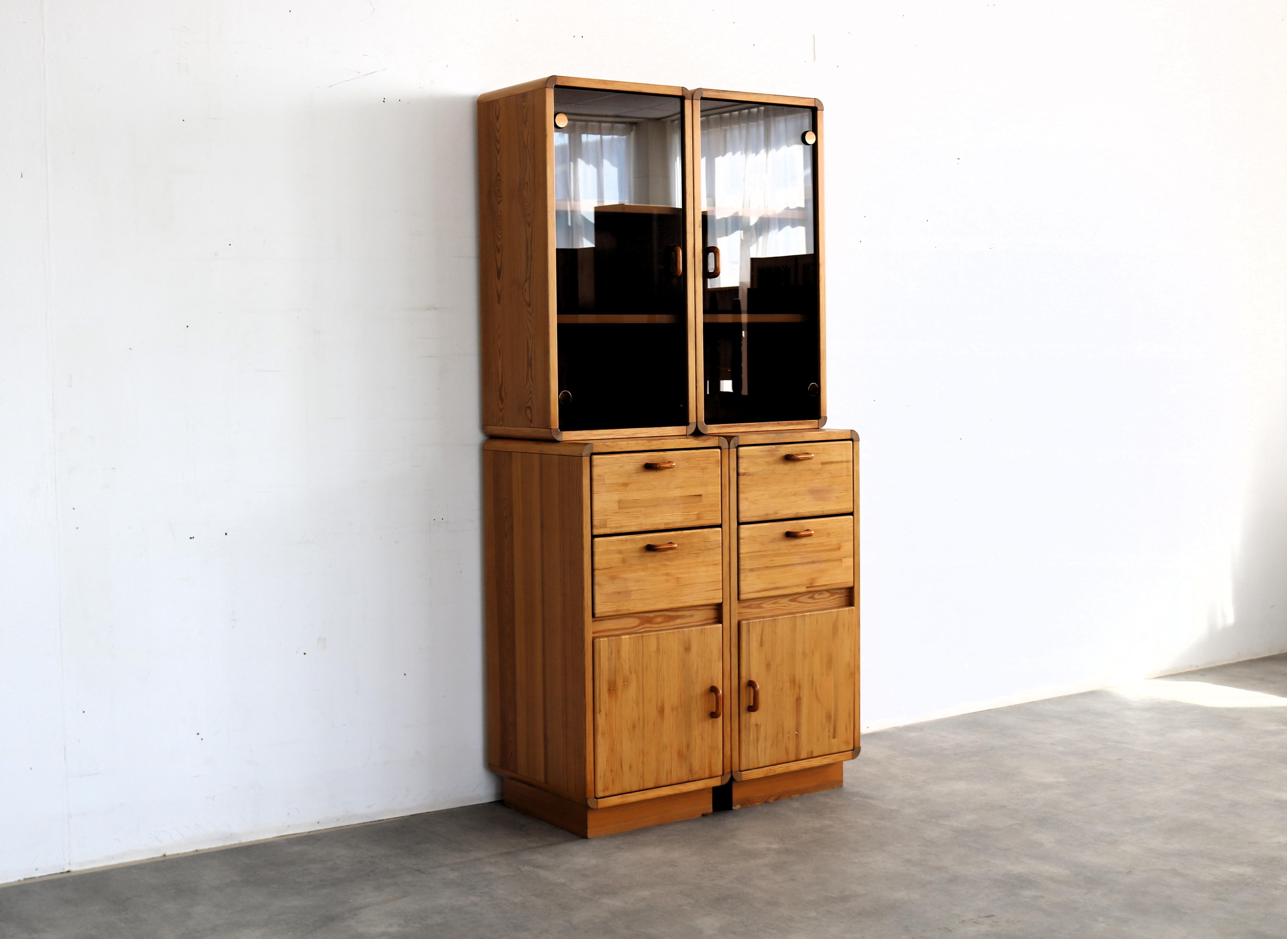 Swedish vintage wall unit  wall cabinet  1960s  Sweden For Sale