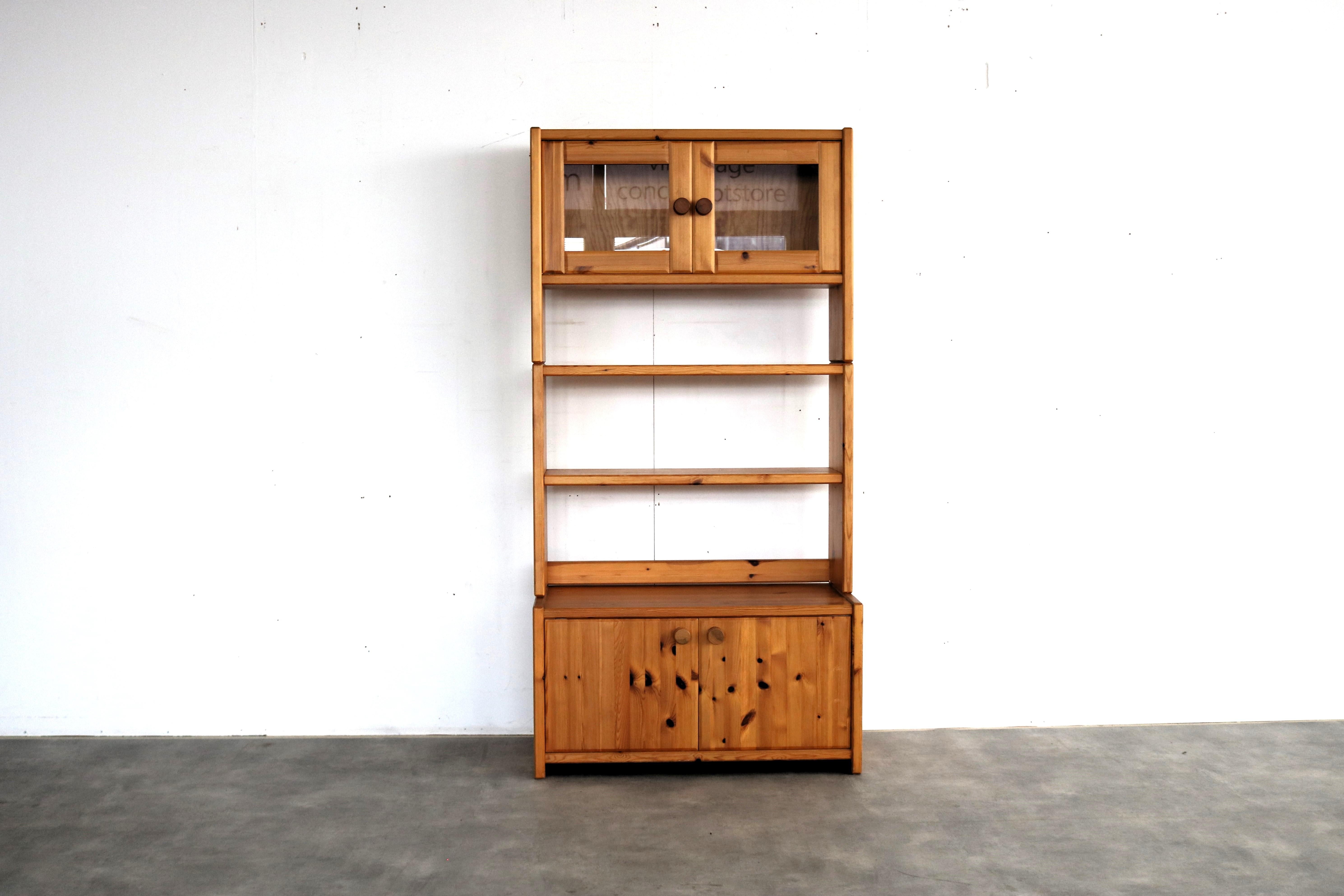 vintage wall unit  wall cabinets  Swedish  70's For Sale 15