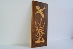 Wood Wood Wood d'epoca, decorazione. 1950's.
