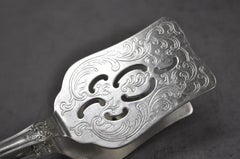 Vintage Wallace Baroque Silver Plated Pastry Sandwich Asparagus Vegetable Tongs