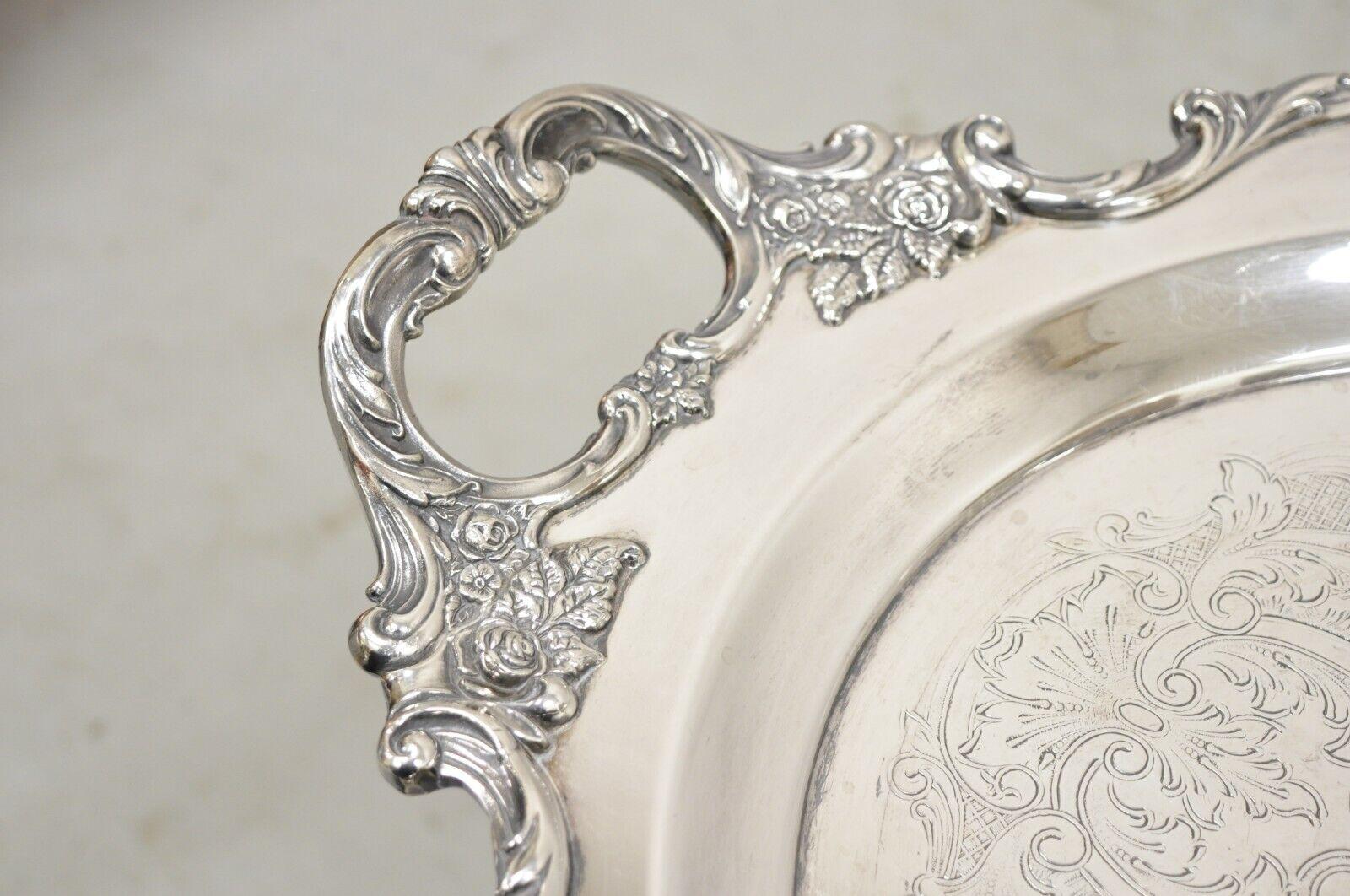 wallace silversmith tray 6438n value