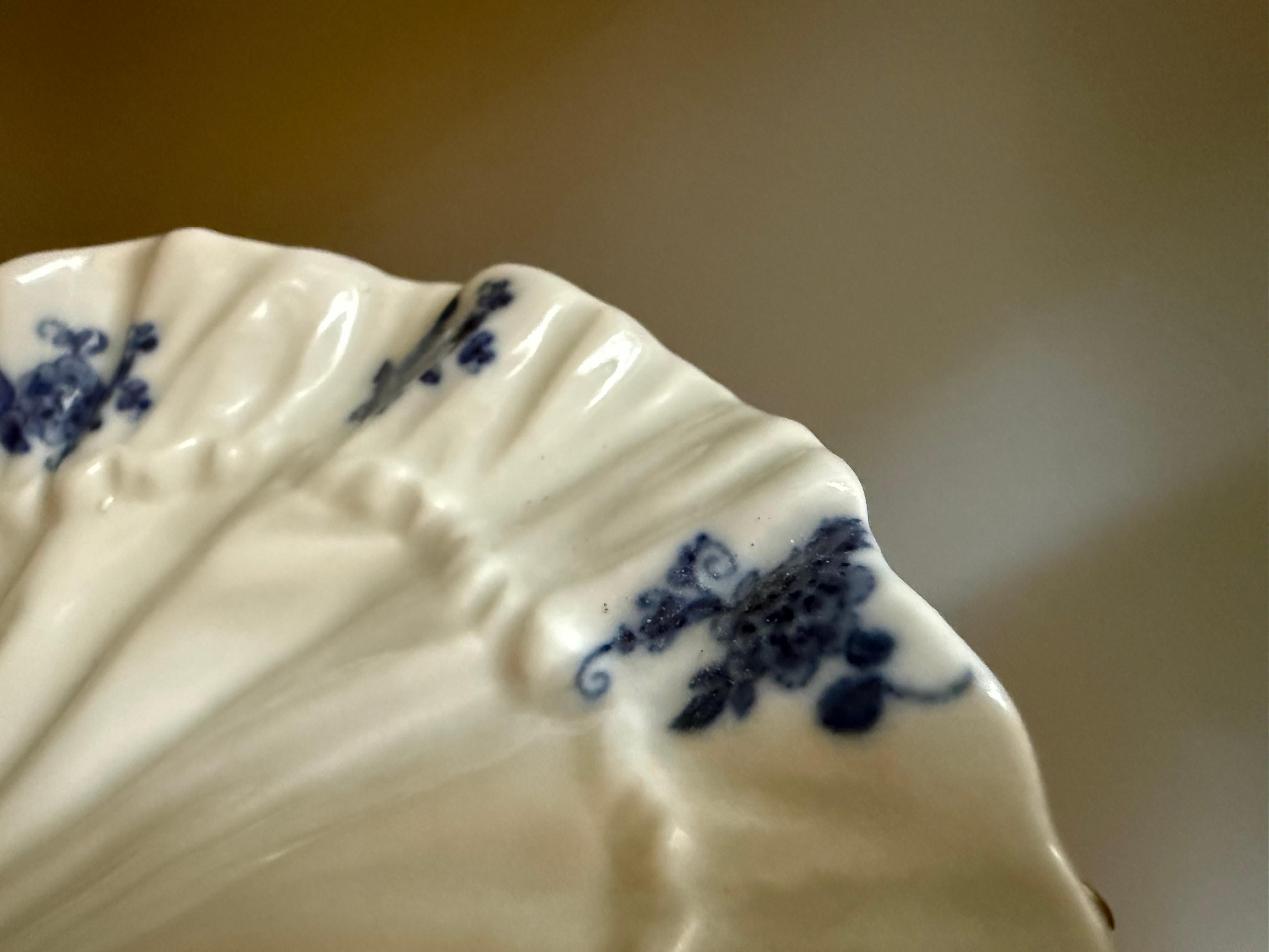 Porcelain White Cobalt Ballerina Wallendorf Germany 1964-1990 For Sale 4