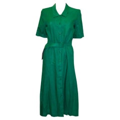 Vintage Wallis Exklusive Leinen Mix Hemdkleid