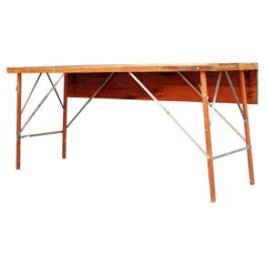 Vintage Wallpaper Hangers Work Table w/ Leaf