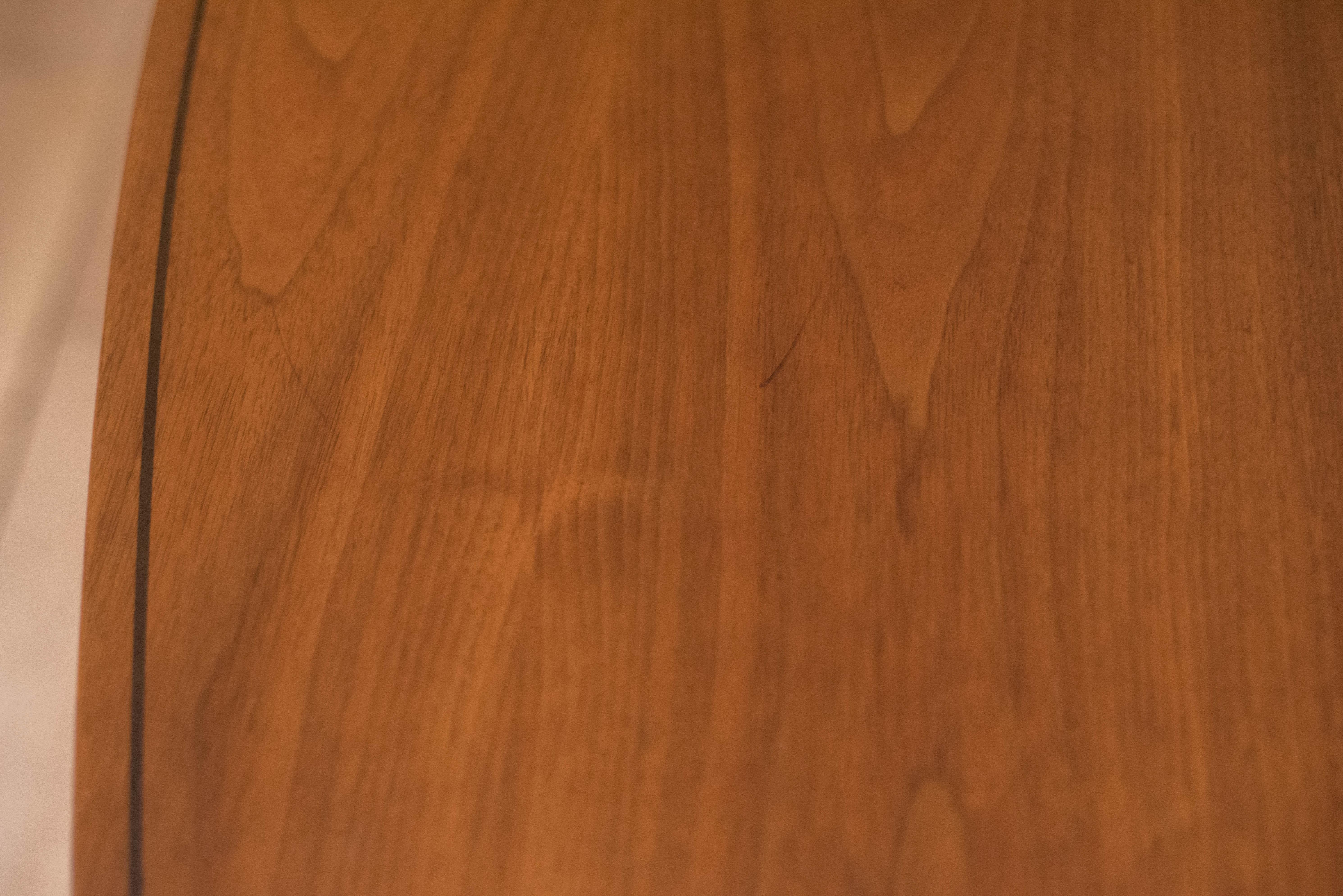 Vintage Walnut and Rosewood Directional Dining Table by Kipp Stewart for Calvin For Sale 10