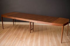 Vintage Walnut and Rosewood Directional Dining Table by Kipp Stewart for Calvin