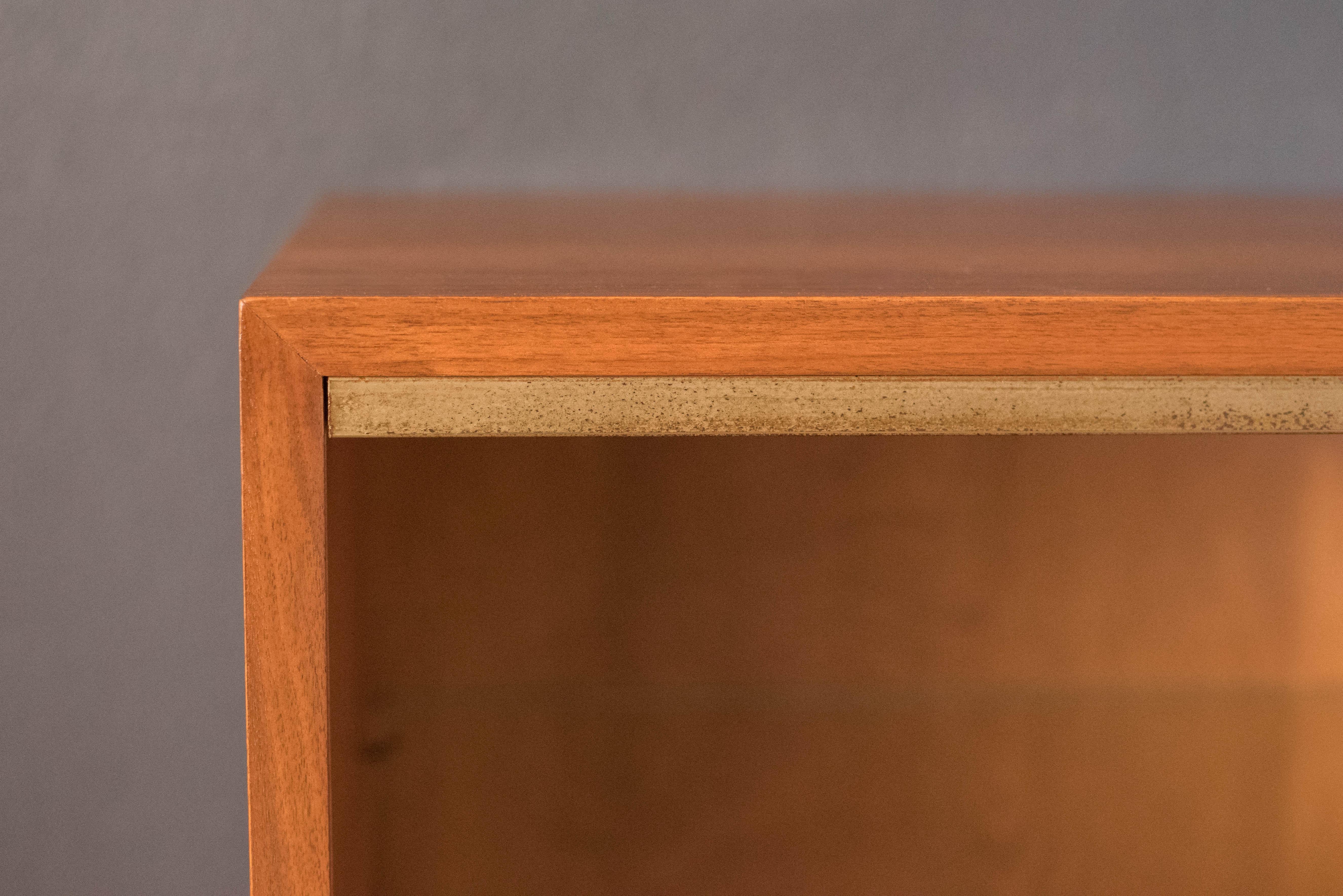 Mid-Century Modern Vintage Walnut Basic Cabinet Series Bookcase by George Nelson for Herman Miller 