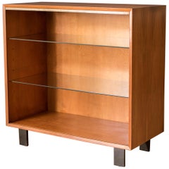 Vintage Walnut Basic Cabinet Series Bookcase by George Nelson for Herman Miller