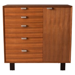 Vintage Walnut Basic Cabinet Series Dresser by George Nelson for Herman Miller