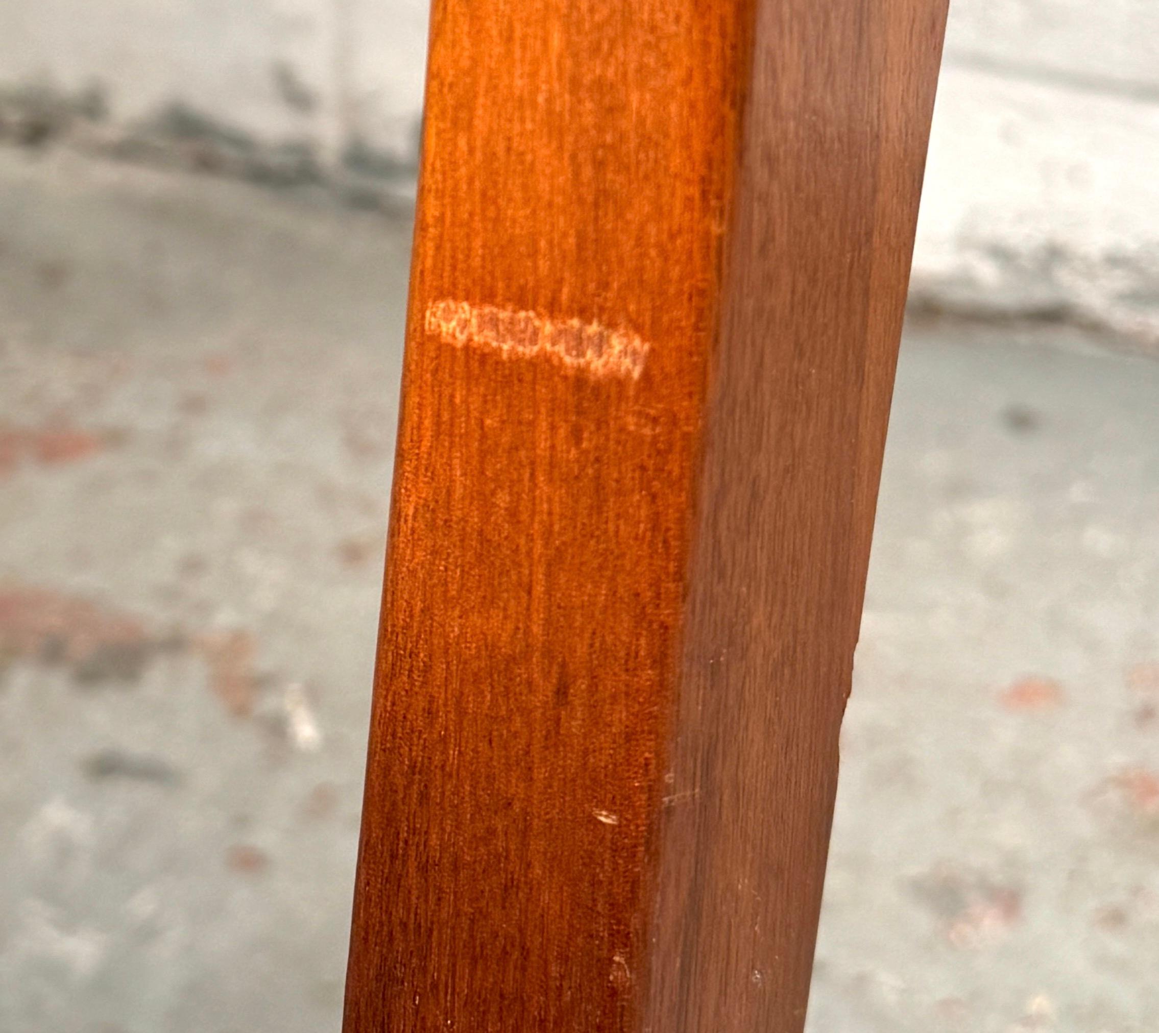 Vintage Walnut Chair by Gunlocke For Sale 6