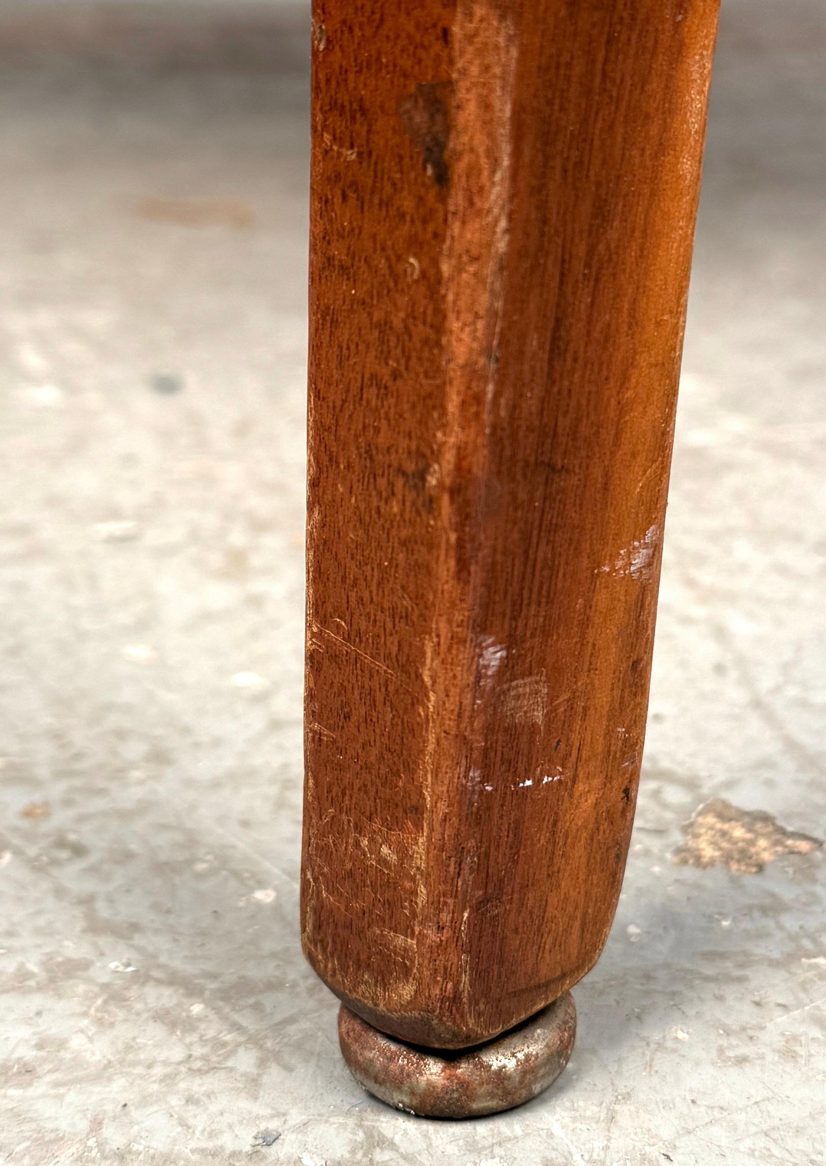 Vintage Walnut Chair by Gunlocke For Sale 13