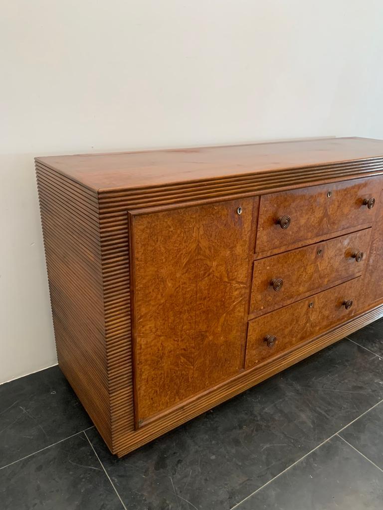 Vintage Walnut Chest of Drawers, 1940s 4