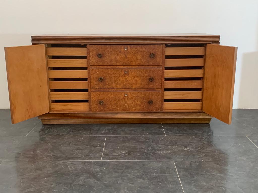 Vintage Walnut Chest of Drawers, 1940s 12