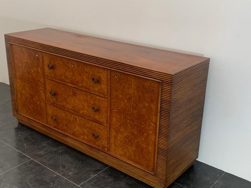 Mid-20th Century Vintage Walnut Chest of Drawers, 1940s