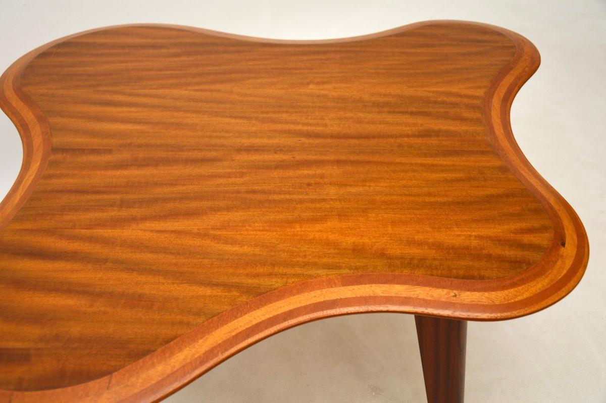 Vintage Walnut Cloud Coffee Table by Neil Morris For Sale 5