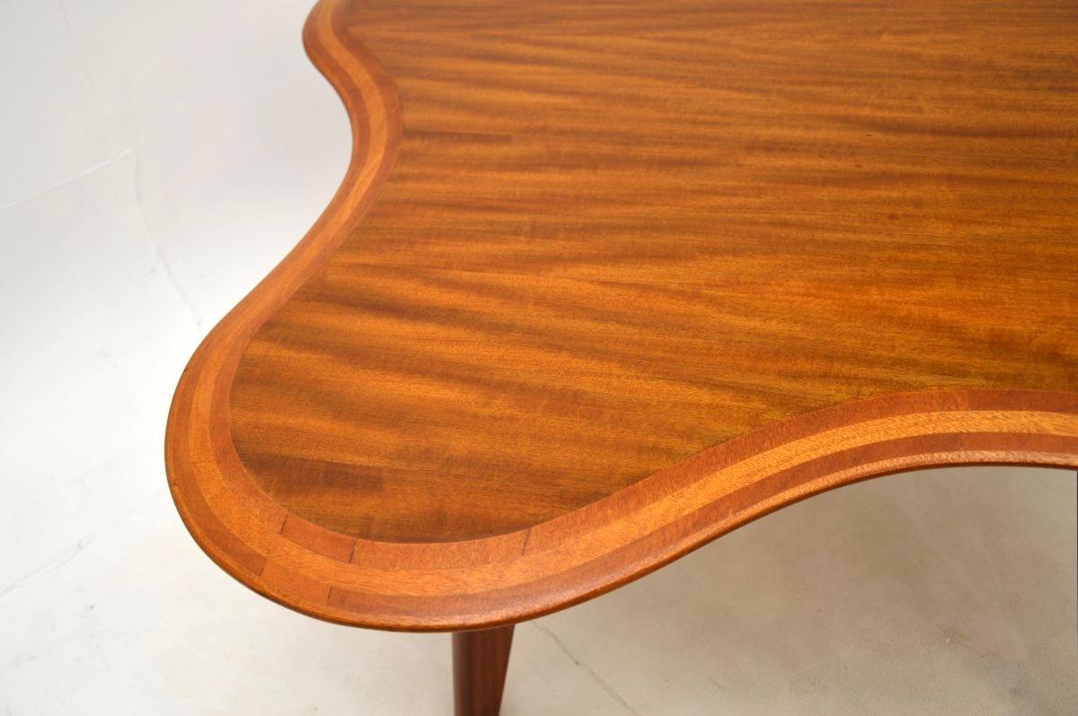 Vintage Walnut Cloud Coffee Table by Neil Morris For Sale 3