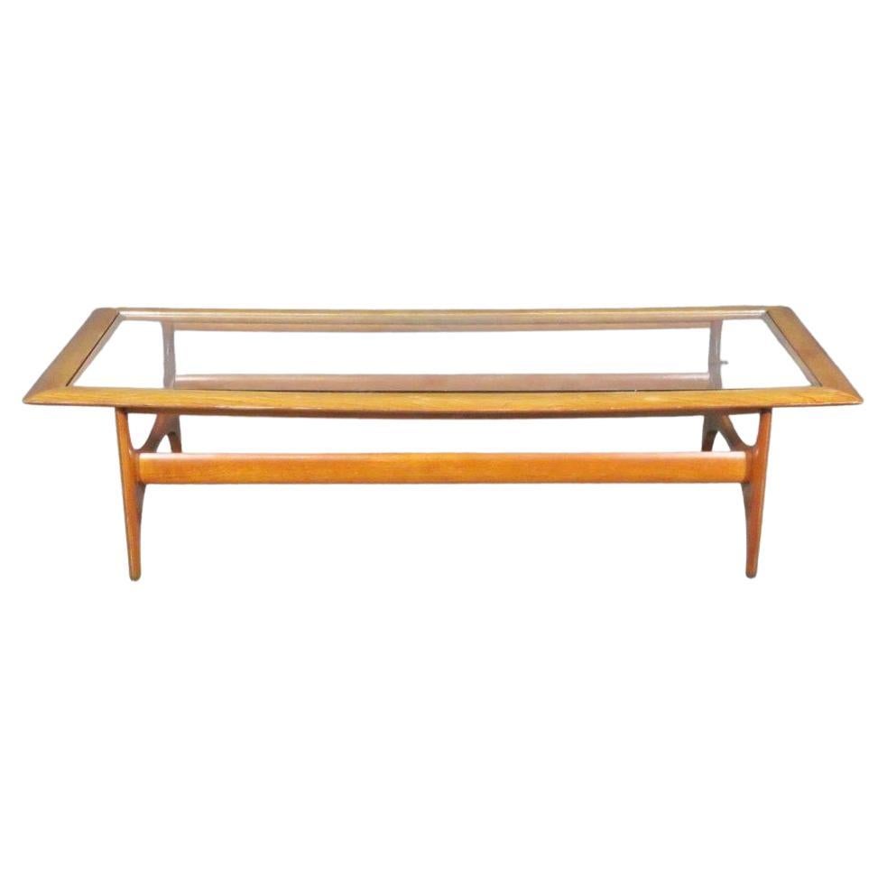 Vintage Walnut Coffee Table by Adrian Pearsall for Lane Furniture