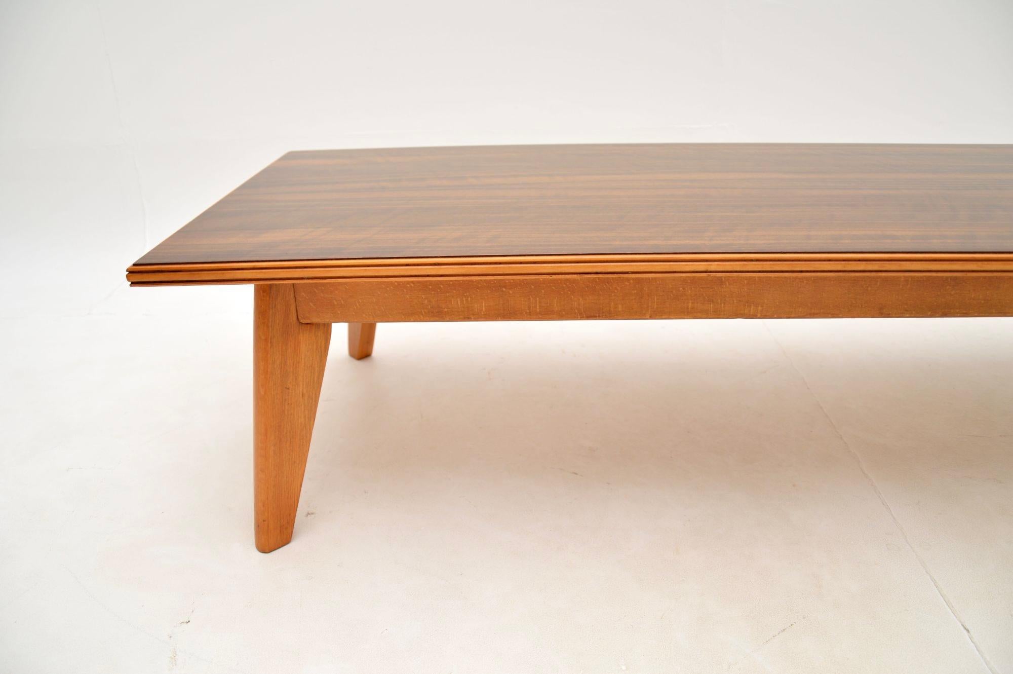 Vintage Walnut Coffee Table by Peter Hayward for Vanson For Sale 4
