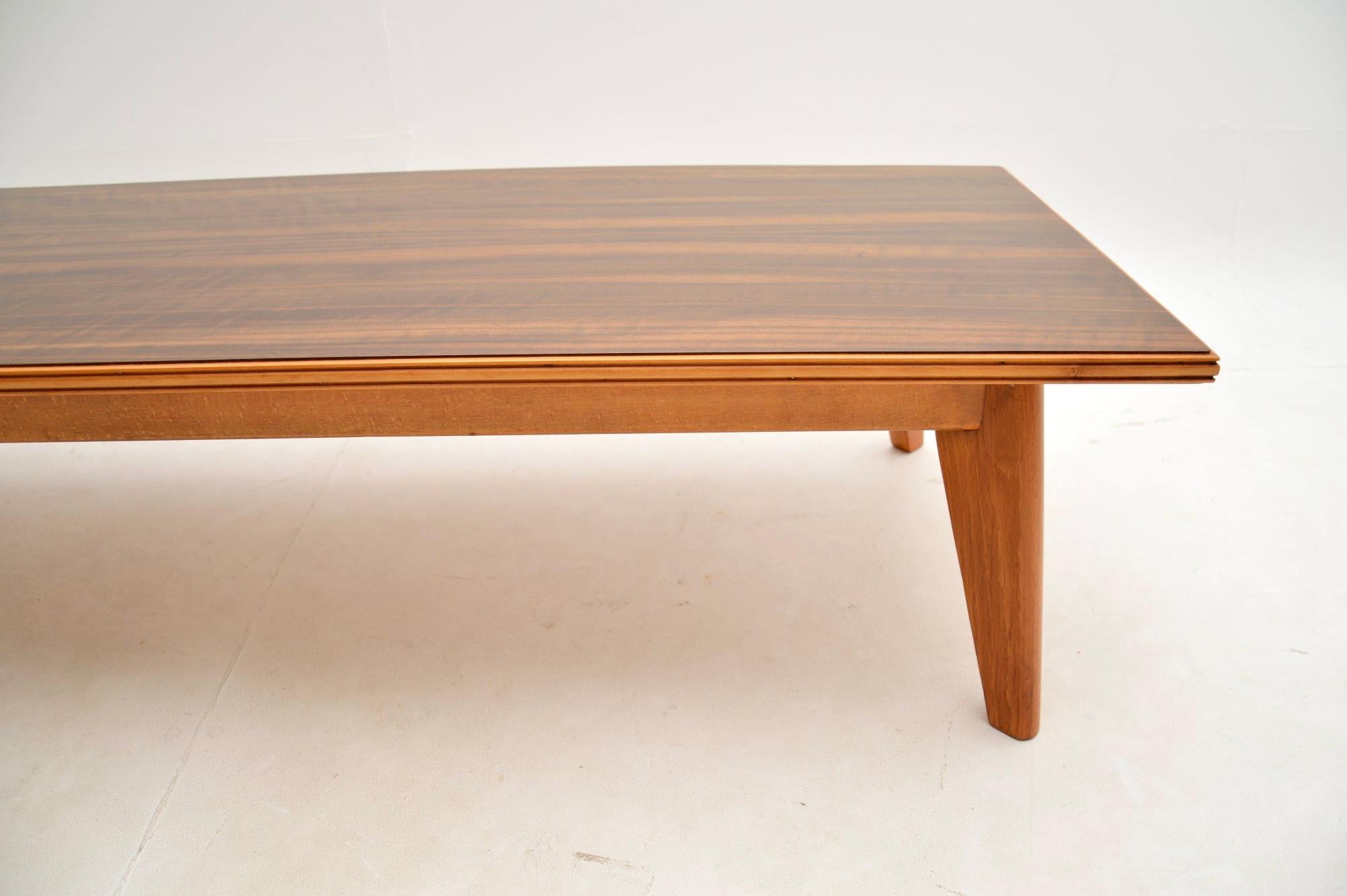 Vintage Walnut Coffee Table by Peter Hayward for Vanson For Sale 6