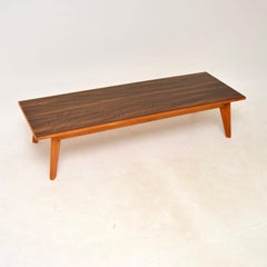 Vintage Walnut Coffee Table by Peter Hayward for Vanson