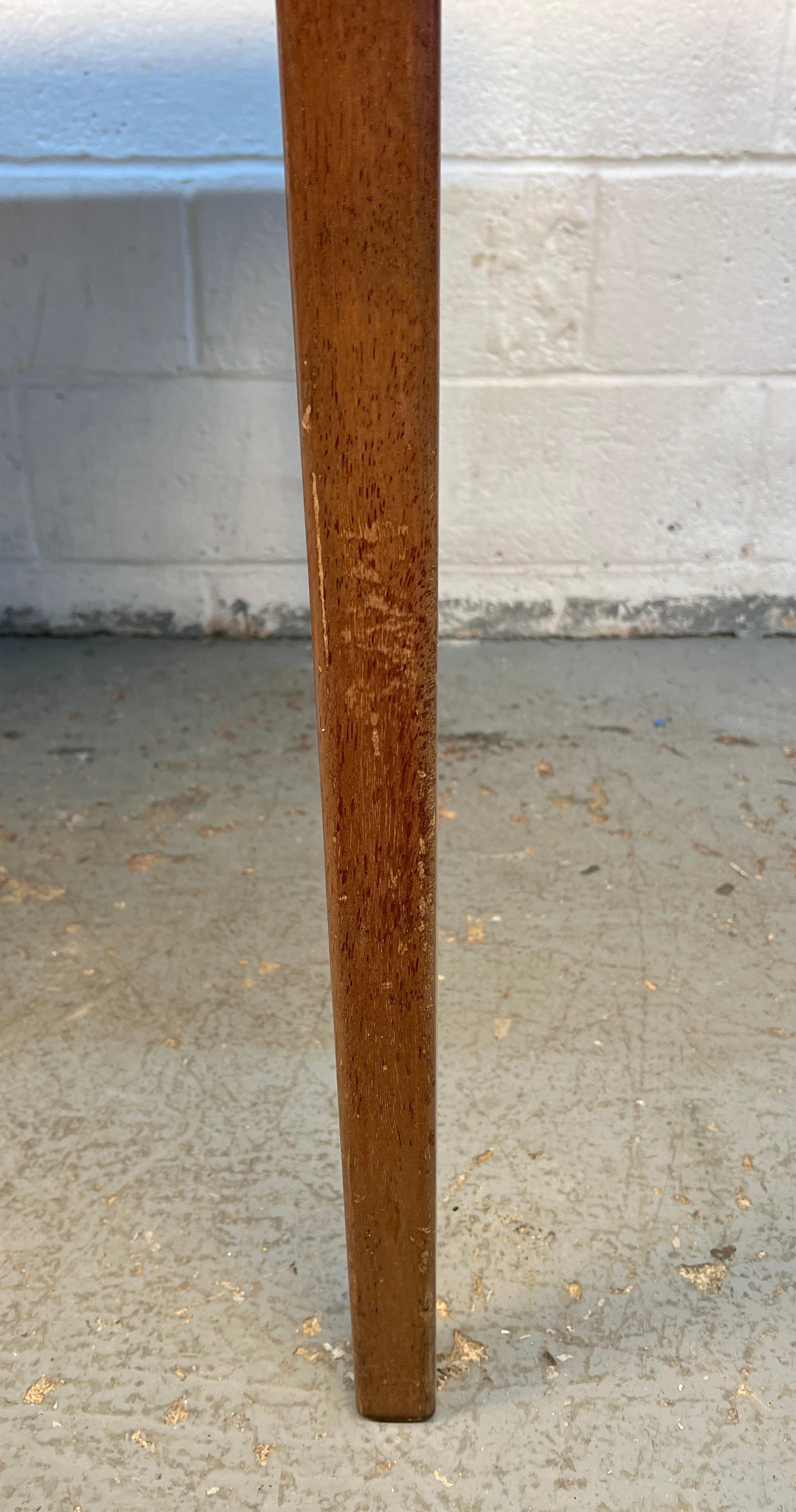 Vintage Walnut Coffee Table By Steelcase For Sale 6