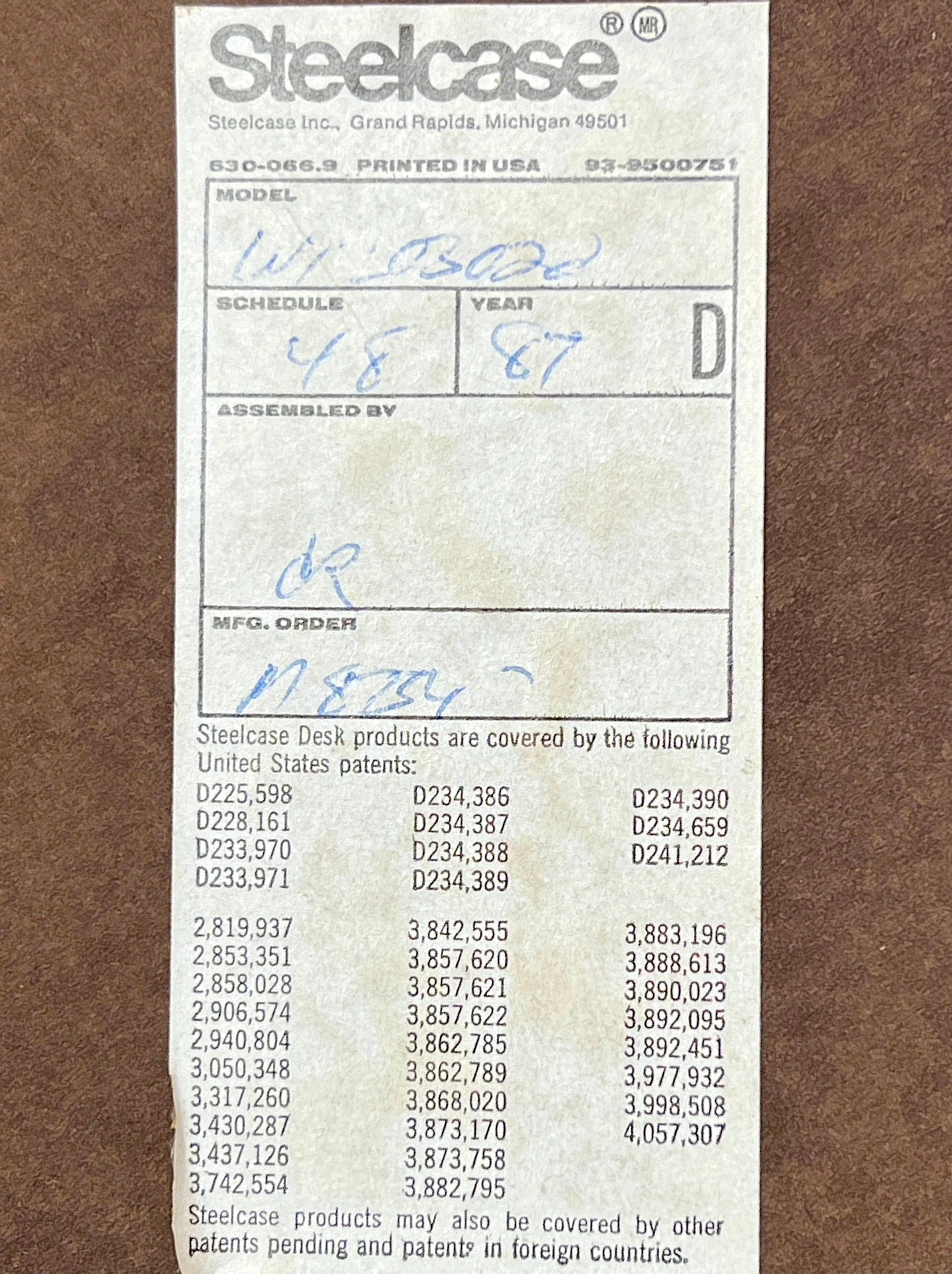 Vintage Walnut Coffee Table By Steelcase For Sale 2