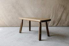 Vintage Walnut Coffee Table From France, Circa 1950