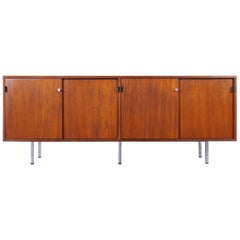 Vintage Walnut Credenza by Florence Knoll