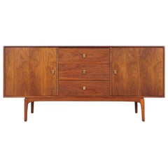 Vintage Walnut Credenza by John Keal for Brown Saltman