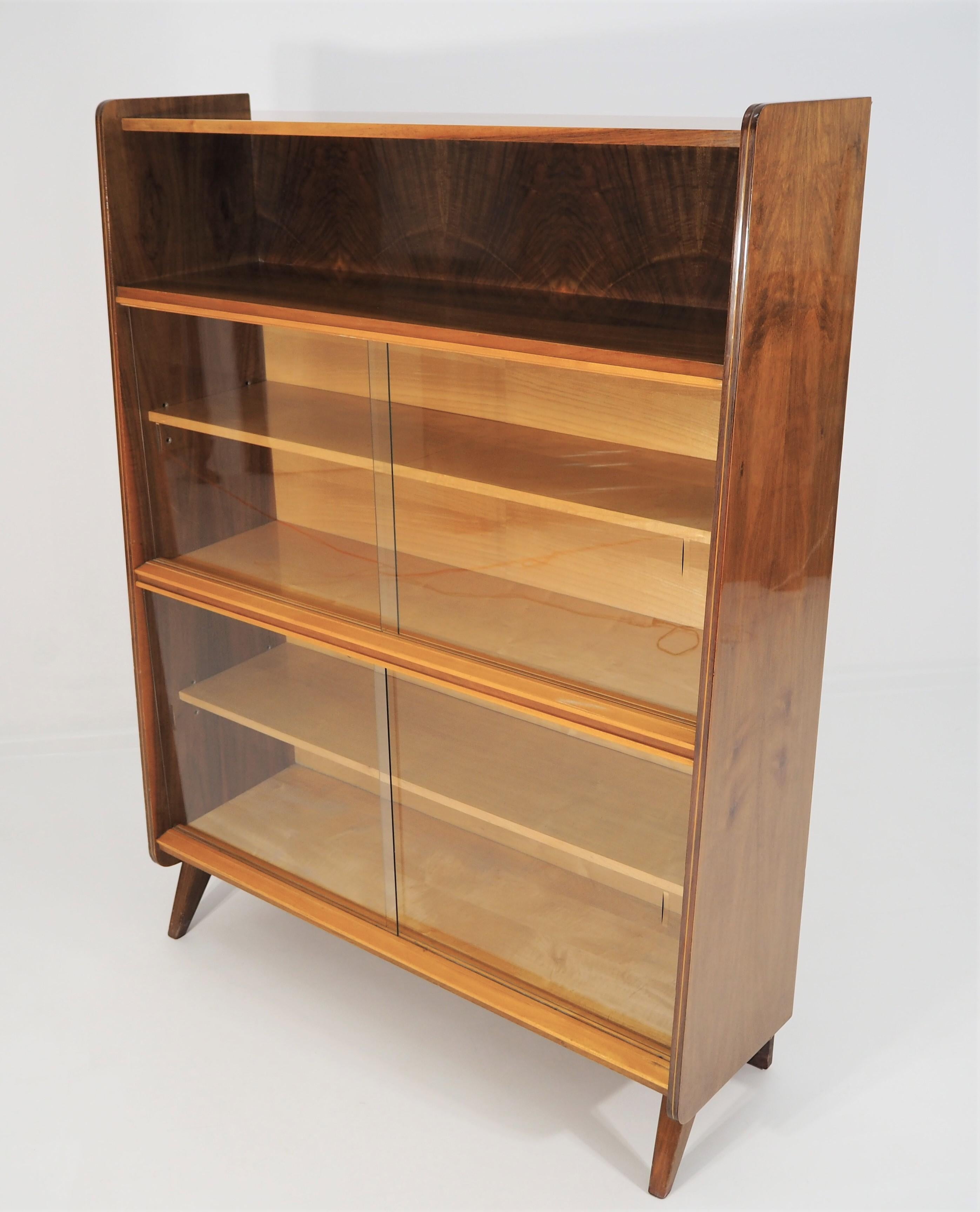 Vintage Walnut Cupboard from Tatra, 1960s 3