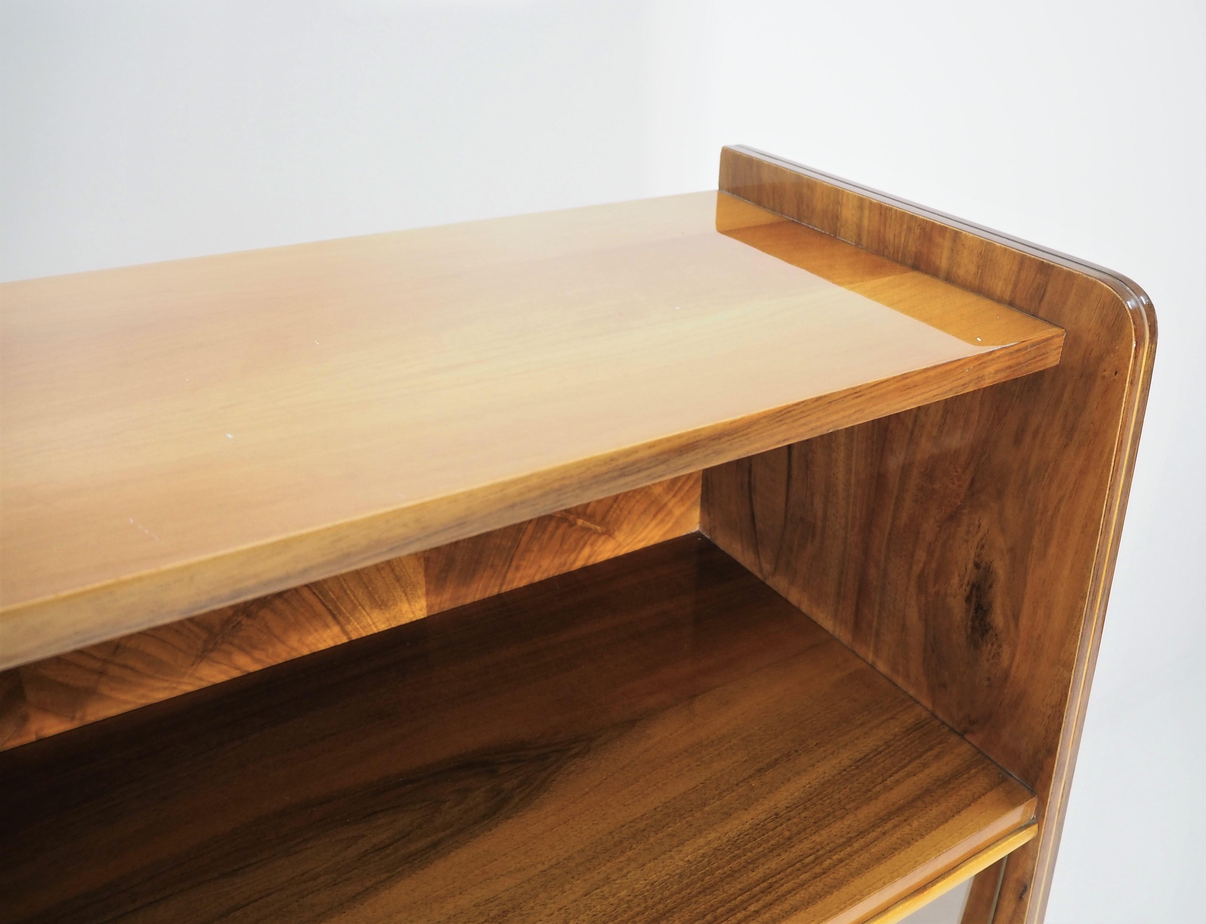 Mid-20th Century Vintage Walnut Cupboard from Tatra, 1960s