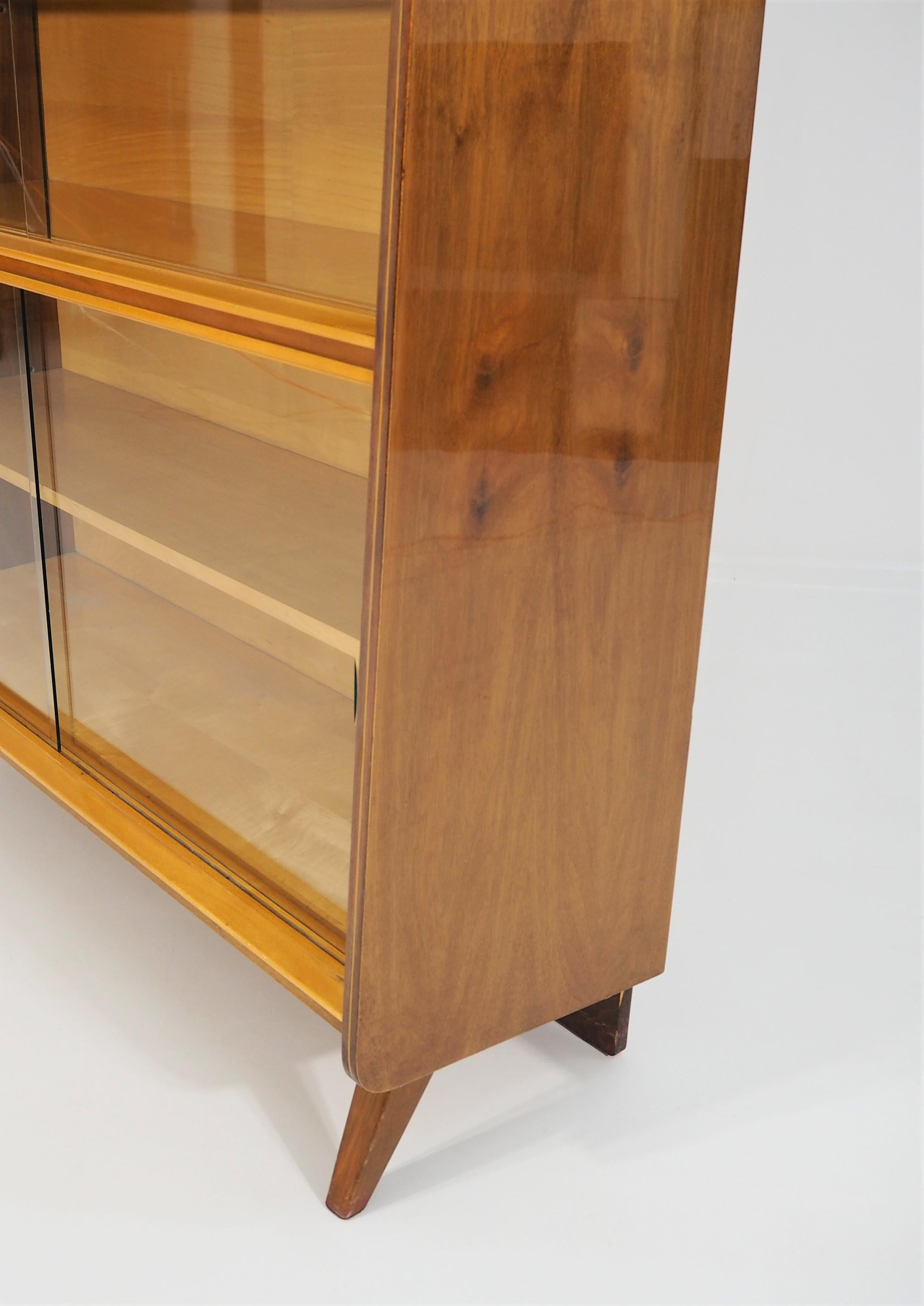Vintage Walnut Cupboard from Tatra, 1960s 1