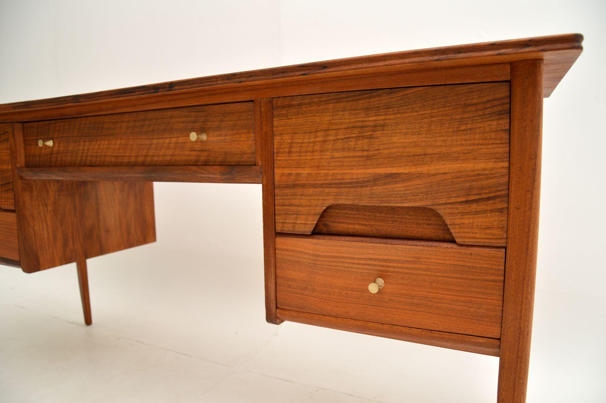 English Vintage Walnut Desk by A. Younger, c. 1960’s