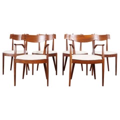 Vintage Walnut Dining Chairs by Kipp Stewart for Drexel