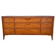 Vintage Walnut Dresser by Kent Coffey Tempo