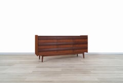 Vintage Walnut Dresser by Lane