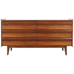 Vintage Walnut Dresser by Lane