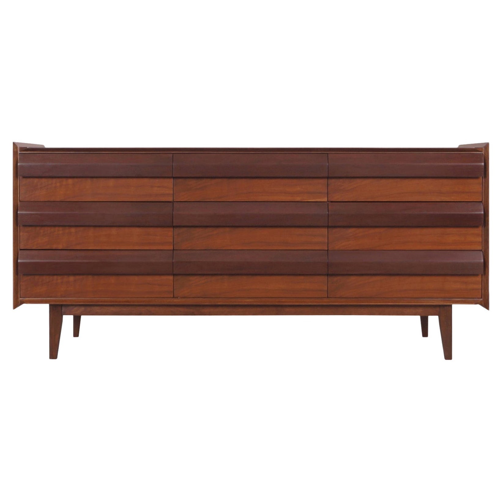 Vintage Walnut Dresser by Lane