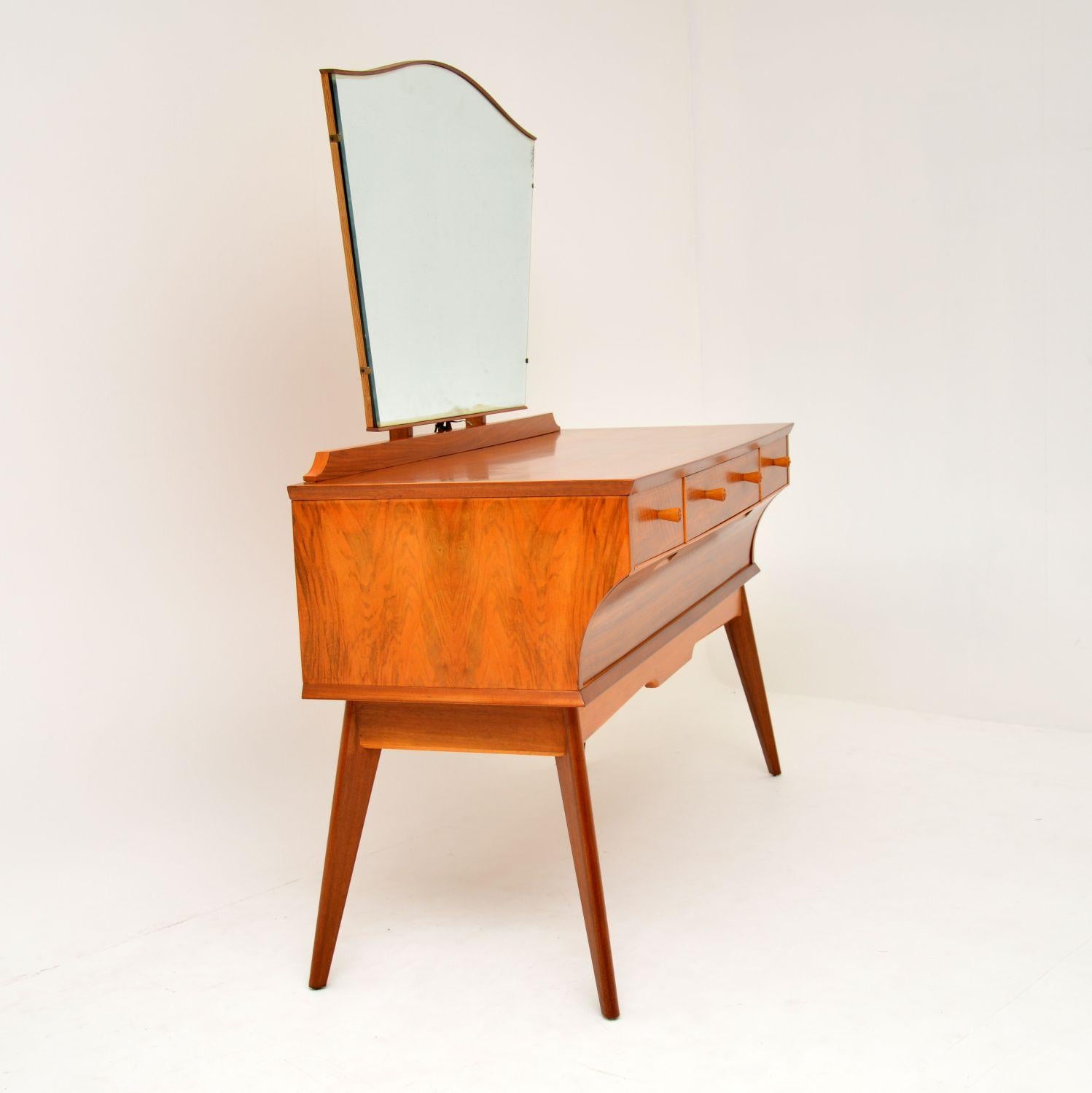 Vintage Walnut Dressing Table by Alfred Cox 2